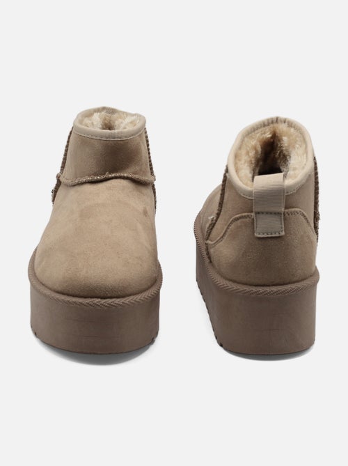 Bottines à plateforme - Kiabi Bottines à plateforme - Kiabi