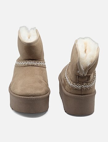 Bottines à plateforme