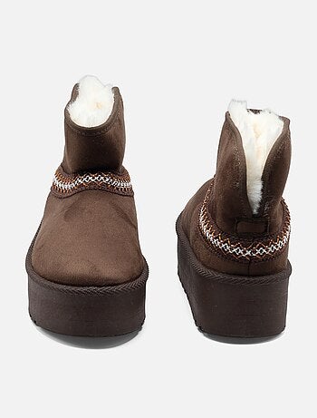 Bottines à plateforme