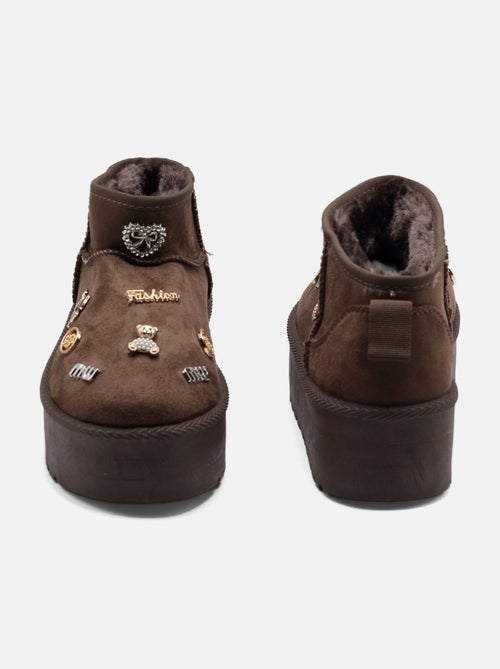 Bottines à plateforme - Kiabi Bottines à plateforme - Kiabi