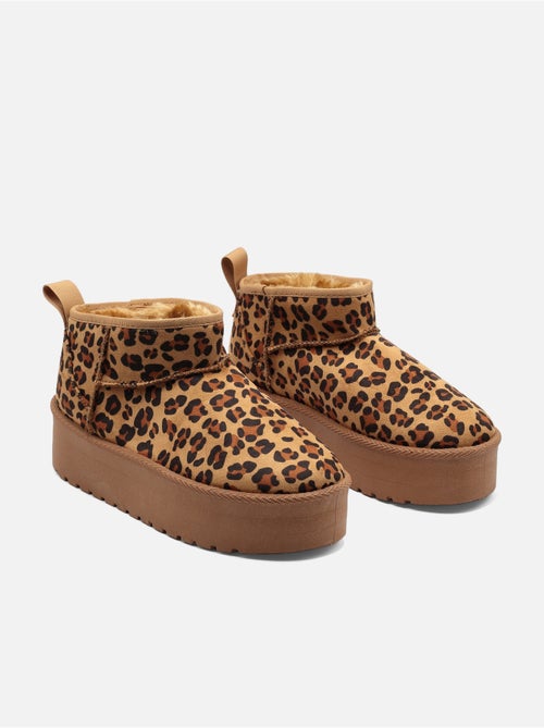 Bottines à plateforme - Kiabi Bottines à plateforme - Kiabi