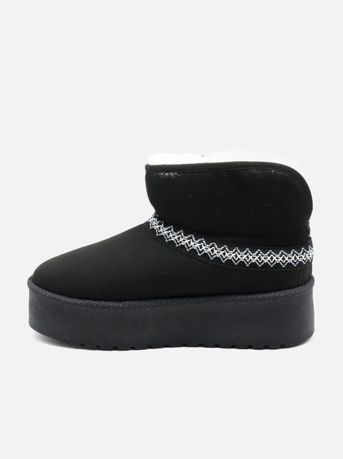 Bottines à plateforme - Kiabi Bottines à plateforme - Kiabi