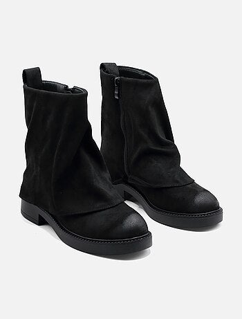 Bottines à revers