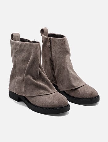 Bottines à revers