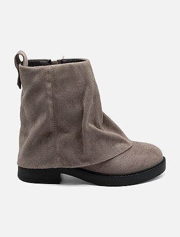 Bottines à revers