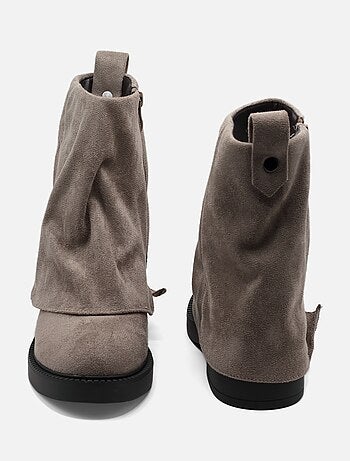 Bottines à revers
