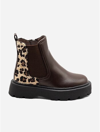 Bottines à semelle épaisse