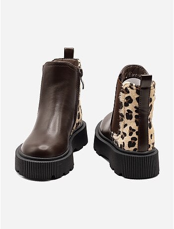 Bottines à semelle épaisse