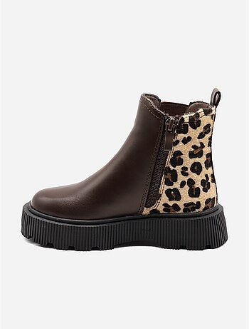 Bottines à semelle épaisse