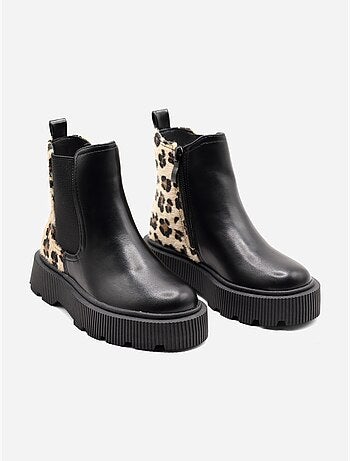 Bottines à semelle épaisse