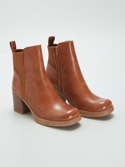 Bottines à talon - Kiabi