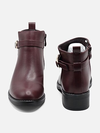 Bottines à zip