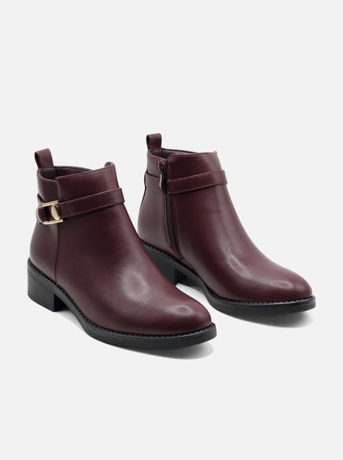 Bottines à zip - Kiabi Bottines à zip - Kiabi