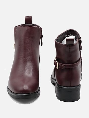 Bottines à zip