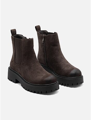 Bottines à zip