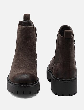 Bottines à zip