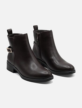 Bottines à zip