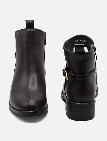Bottines à zip