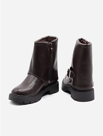 Bottines à zip