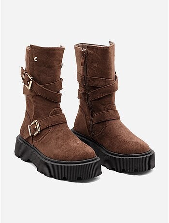 Bottines à zip