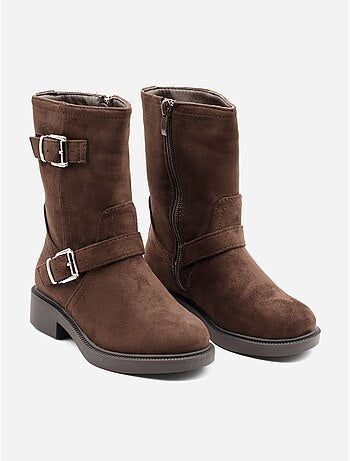 Bottines à zip