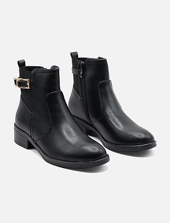 Bottines à zip