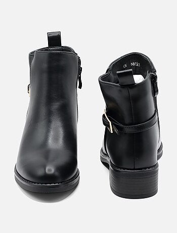 Bottines à zip
