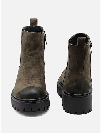 Bottines à zip