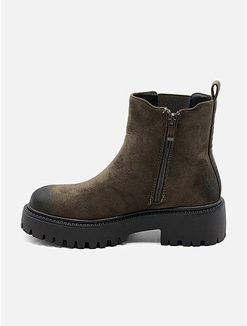Bottines à zip