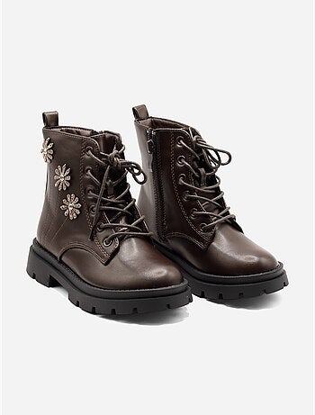 Bottines avec motifs décoratif