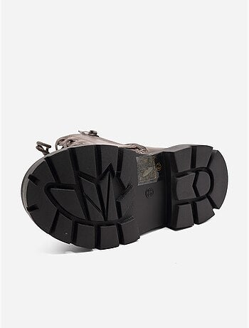 Bottines avec motifs décoratif
