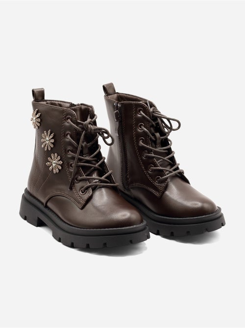 Bottines avec motifs décoratif - Kiabi Bottines avec motifs décoratif - Kiabi