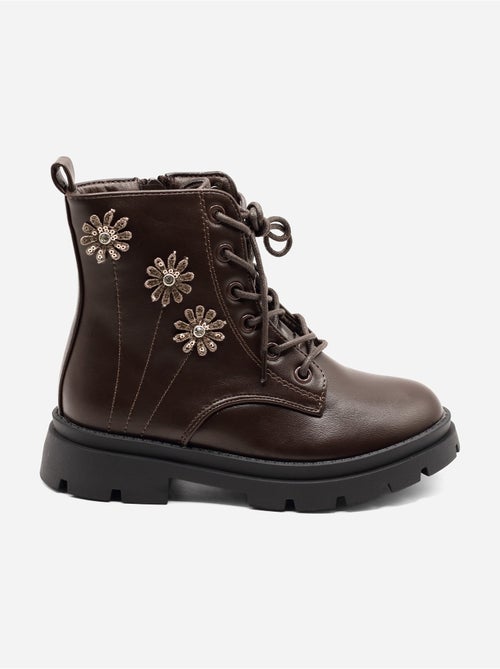 Bottines avec motifs décoratif - Kiabi Bottines avec motifs décoratif - Kiabi