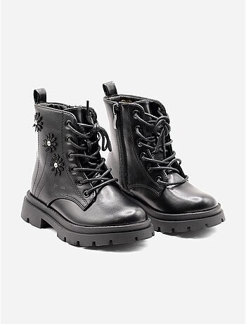 Bottines avec motifs décoratif