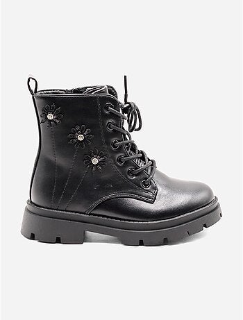 Bottines avec motifs décoratif
