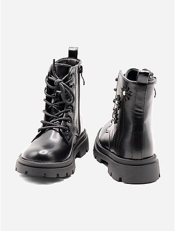 Bottines avec motifs décoratif