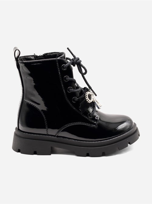 Bottines avec un nœud décoratif - Kiabi