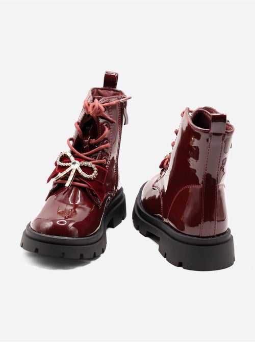 Bottines avec un nœud décoratif - Kiabi Bottines avec un nœud décoratif - Kiabi