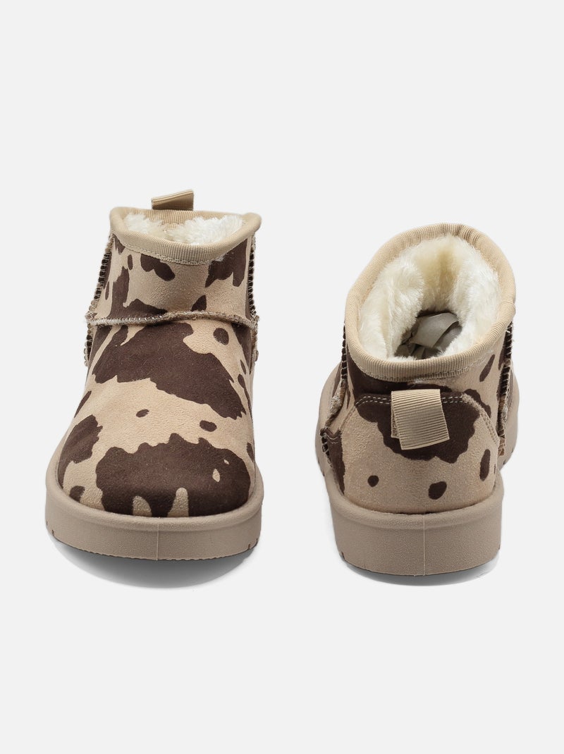 Bottines basses Beige foncé - Kiabi