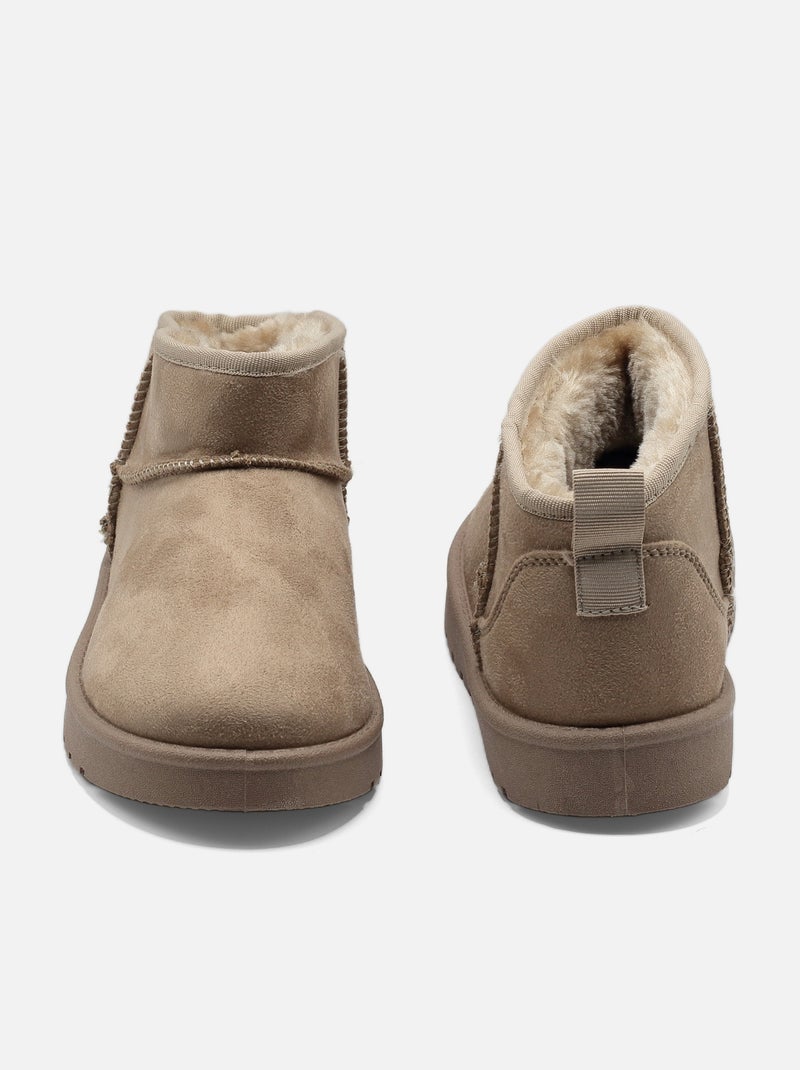 Bottines basses Kaki - Kiabi