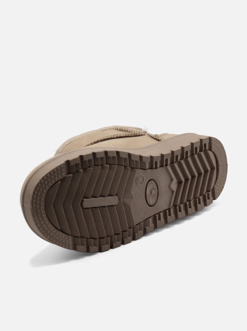 Bottines basses Kaki - Kiabi