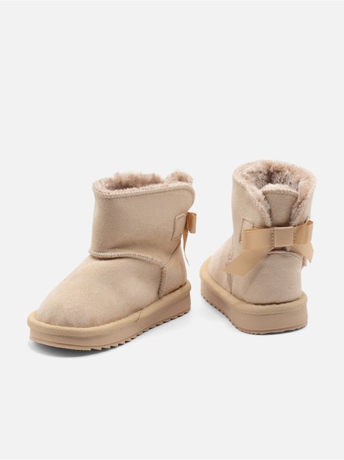 Bottines Bébé à noeuds - Kiabi Bottines Bébé à noeuds - Kiabi
