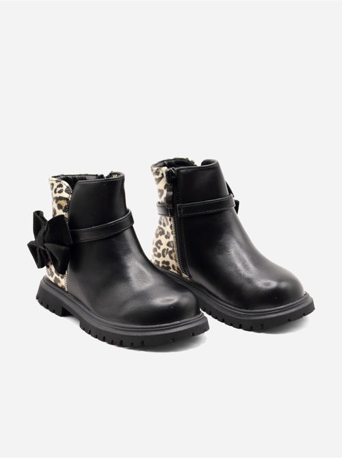 Bottines Bébé à noeuds - Kiabi