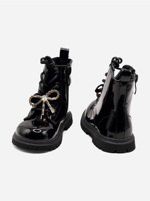 Bottines bébé avec un nœud décoratif - Kiabi