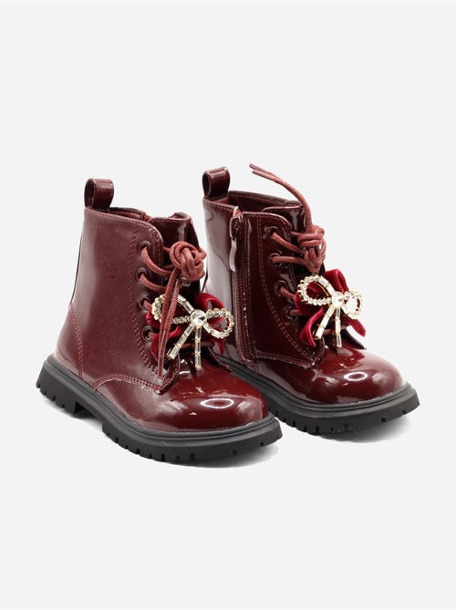 Bottines bébé avec un nœud décoratif - Kiabi Bottines bébé avec un nœud décoratif - Kiabi