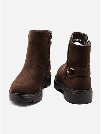 Bottines boucle ardillon