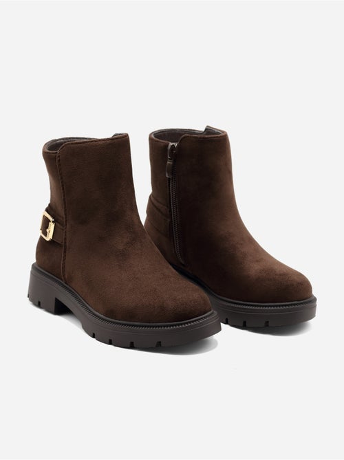 Bottines boucle ardillon - Kiabi Bottines boucle ardillon - Kiabi