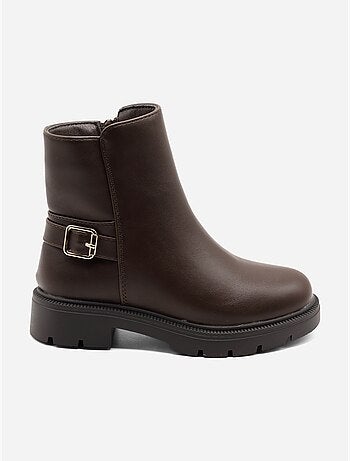 Bottines boucle ardillon