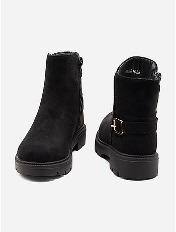 Bottines boucle ardillon