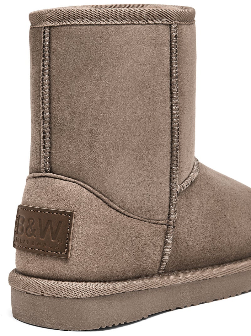 Bottines conguitos australianas high basic Marron clair - Kiabi